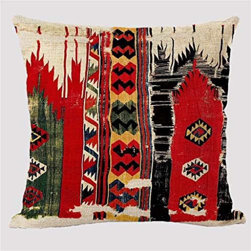 Eyhlkm Padrões Bohemianos Casos de linho Caso Multicolors abstratos geometria étnica travesseiros de sofá de geometria étnica