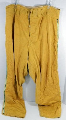 1963 Kansas City Athletics Jerry Lumpe 11 Utilizou calças amarelas DP26408 - Jogo usado calças MLB usadas