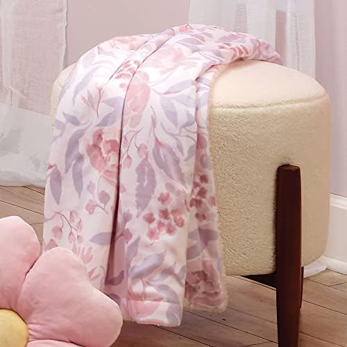 Originais de hora de dormir lavanda Floral Pink/Purple Soft Fleece Baby Clanta