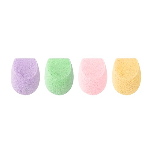 Ecotools Crueldade Free Color Perfeitor Minis, quatro esponjas projetadas com tecnologia de espuma Eco, uma forma única para precisão
