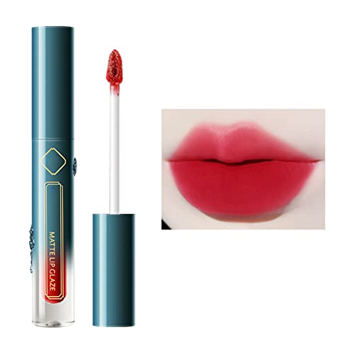 Lip Lip Gloss 6 COLORES VELVETO OPCIONAL Mattes Lip Soft Lip Hidration Fácil de colorir Lip Lip Gloss Longo Longo Lipstick 4ml
