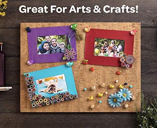 Wollgord Glitter Cardstock, 10 cores papel brilhante 30 folhas papel de cartolina de artesanato premium para caixa de presente