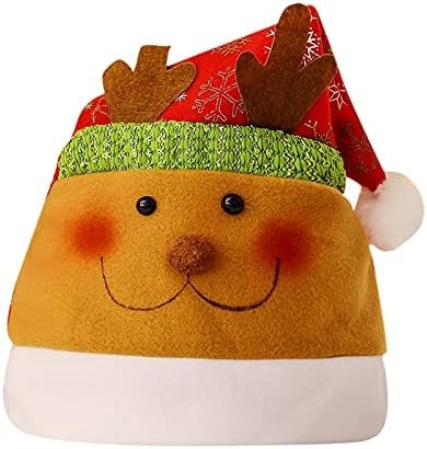 Para festas de férias de festa natalina de natal unissex chapéu para adultos chapéu de hat santa suprimentos de beisebol tampo de