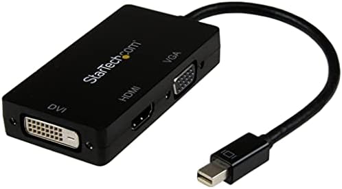 Startech.com 3 em 1 Mini DisplayPort Adapt e .com Mini DisplayPort para o adaptador HDMI
