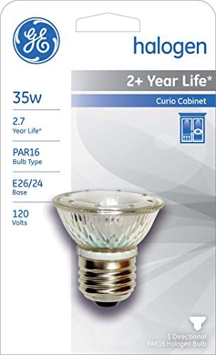 GE 20641 35 watts Halogen Curio Lamp MR16, 1 pacote