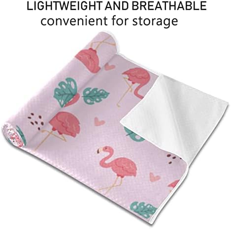 Aunstern Yoga Blanket Pink-Cut-Flamingo Yoga Tootes Yoga Mat Toalha
