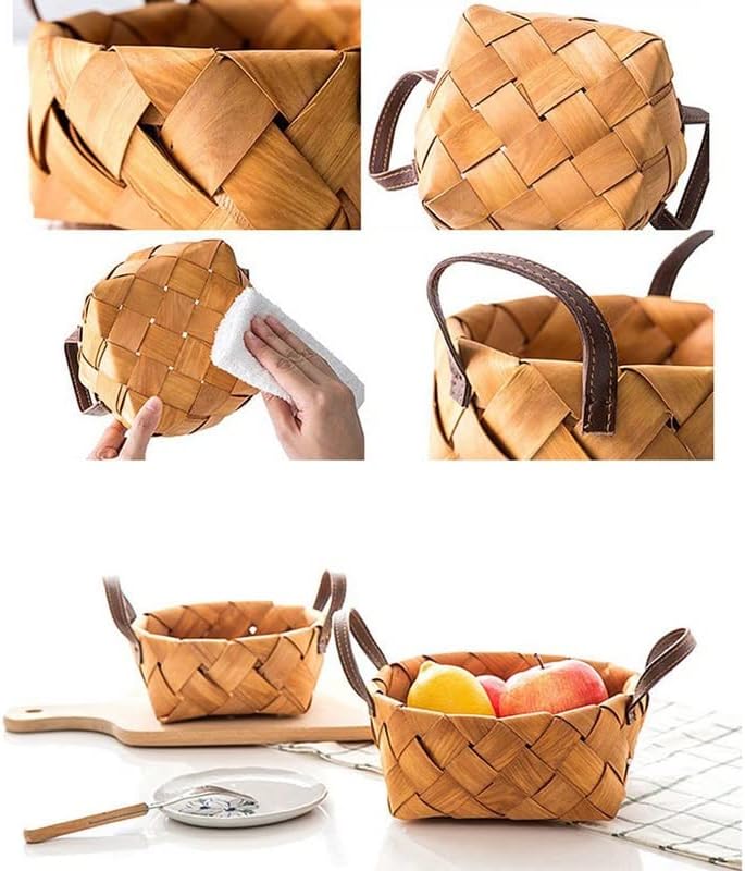 BKDFD Basket Braid Fruit Storage Best Braid Basket