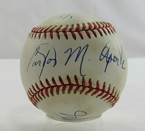 Carlos Aponte Artist Illustrator +1 Autograph Autograph Rawlings Baseball B99 - Bolalls autografados