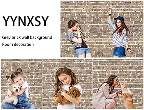 Yynxsy 6x4ft Brick Wall Background Color Primary Brick Background Ficto Brick Photo Anterior