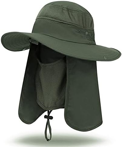 icolor pesca solar chapéus upf 50+ chapéus de proteção solar viagens chapé de praia chapéu removível pescoço e aba de rosto para mulheres