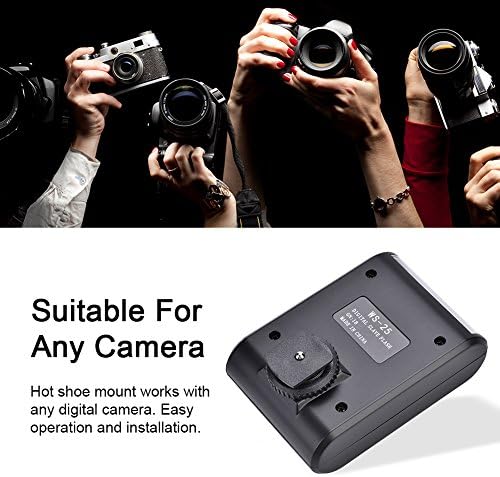 Mini lanterna portátil na câmera, lanterna de montagem de sapatos quentes para câmeras DSLR para Canon para Nikon para a Sony