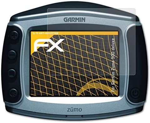 Protetor de tela AtFolix compatível com Garmin Zumo 500 Deluxe Screen Protection Film, Filme de Protetor de Protetor FX Anti-Reflexivo