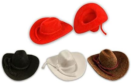 12pcs mini -cowboy chapéu