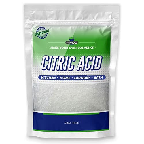 Pó de ácido cítrico puro do mioc para limpeza, supermercado e comida gourmet, bombas de banho, ácido cítrico | Grade alimentar