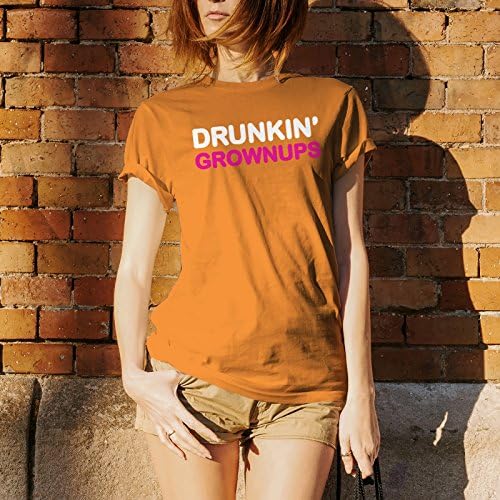 Adultos bêbados - paródia engraçada de donut para a camiseta de festa