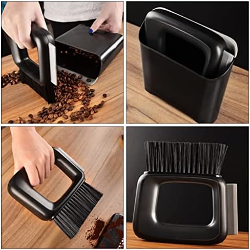 OUNONA Mini Dustpan e pincel Conjunto de pincel Mini Coffee Coffee Coffee Bar Brush Brush Grinder Brush Tools Ferramentas Desktop