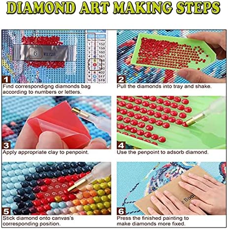 Kits de pintura de diamante, adultos 5D adultos crianças diamas completas Diamontes Dots Kits de pinturas de arte de jóias de
