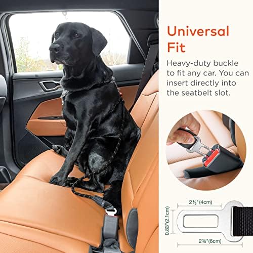 Arca Pet Safety Sating Belt | Cinto de segurança universal para cães | Cinto de segurança de carro reflexivo durável