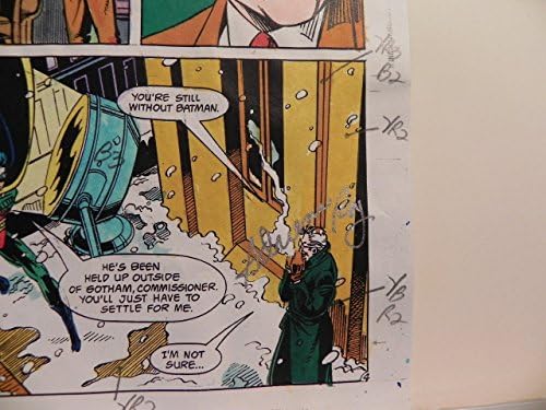 Batman/Robin II: Arte da Produção Selvagem do Joker assinada A. Roy com Coa PG.4