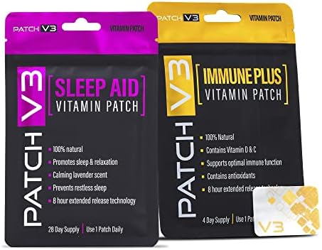 Patch v3 Sleep Aid & Patch V3 Imune Plus Bundle