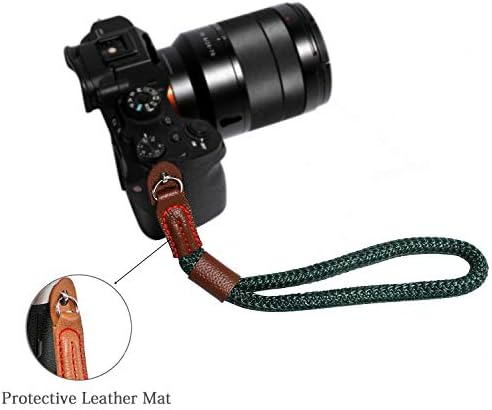 Câmera wanby algodão macia pulseira de punho com fivela de liberação rápida para DSLR SLR