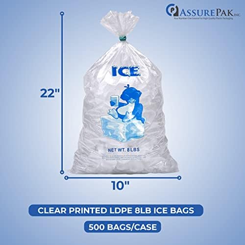 500 sacolas/estojo! - LDPE impresso com sacos de plástico LDPE 8LB 10 x20 1,35 mil