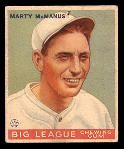 1933 Goudey 48 Marty McManus Boston Red Sox Fair Red Sox