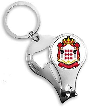 Principado de Monaco Nacional do emblema preto anel de unhas Chain Bottle Operler Clipper