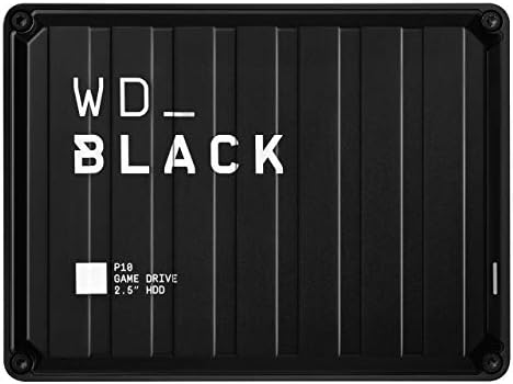 WD Black 5TB P10 Drive portátil de disco rígido portátil compatível com PS4 Xbox One PC e Mac WDBA3A0050BBKWESN