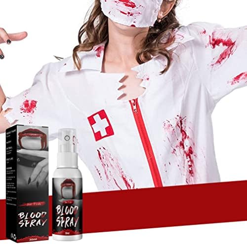 Happyyami Halloween Party Supplies 2pcs Sprays de sangue realistas de maquiagem de maquiagem de sangue falso maquiagem