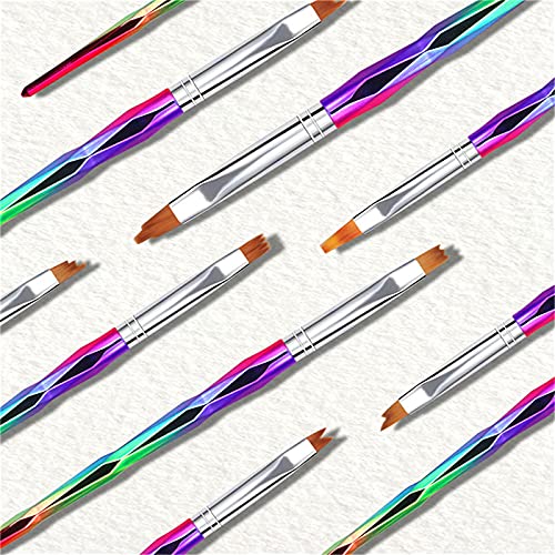 Caneta de caneta de uma pétala 8 caneta acrílica de conjuntos pintados unhas gradiente de caneta glamour dicas unhas