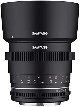 Samyang 85mm T1.5 de alta velocidade VDSLR MK2 para Canon EF
