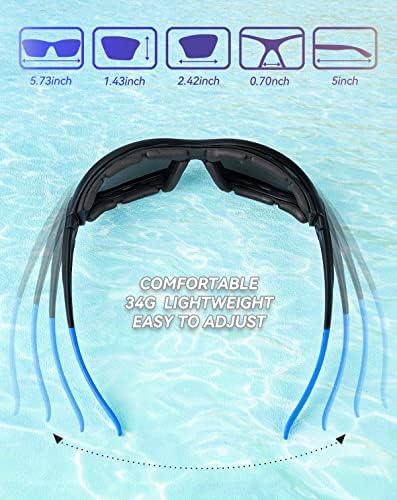 Óculos de sol esportivos polarizados de bea cool