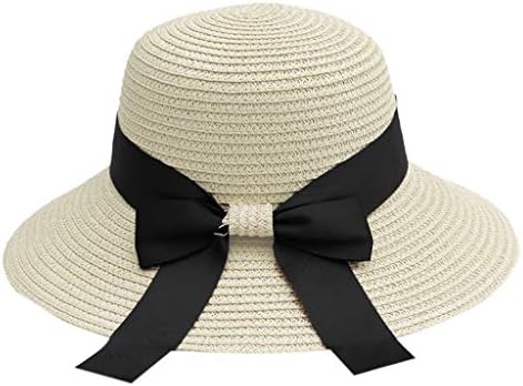 Chapéus de palha de palha larga femininos com raios compactáveis ​​e elegantes largura chapéus de verão