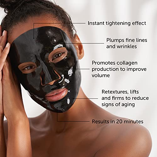 111 Skin Celestial Black Diamond Levation and Firming Treatment Mask | Antienvelhecimento | Tom, aperte, retomada com tez | Conjunto