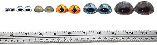 Caboconos de olho de vidro de anime marrom com cúpula marrom para pingentes que fazem arames jóias embrulhadas taxidermia