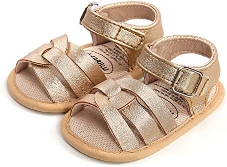 RVROVIC BEBÊNE Garotas Meninas sandálias premium macio anti-deslizamento de borracha sola infantil Sapatos ao ar livre de verão