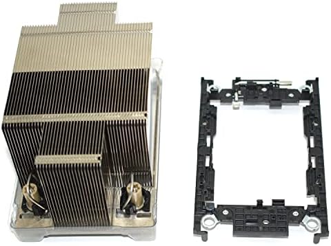 Nodrlin Novo 0khtvj khtvj Refrigere o dissipador de calor com gaiola para Dell PowerEdge R750XS