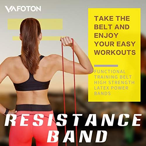 Vafoton Pull Up Assist Bands, Loop de banda de resistência de látex para treinamento de força, aquecimento, estreia, construção