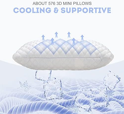 Weyblue lateral travesseiro de travesseiro de resfriamento de resfriamento ajustável travesseiro de cama para alívio para