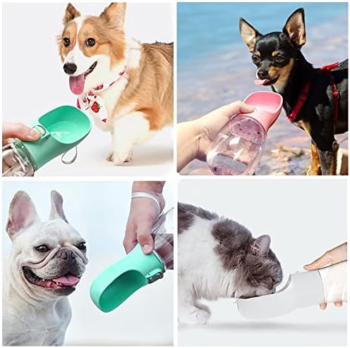 Cotop Portable Dog Water Bottle para viajar, dispensador de água para animais de estimação, à prova de vazamento,