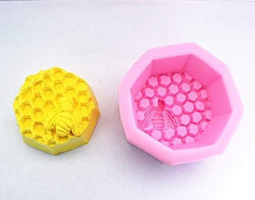 Bee Honeycomb 50188 Arte artesanal Moldes de moldes de sabão de silicone DIY