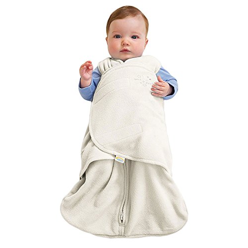 Halo Micro-Fleece Sleepsack Swaddle, cobertor vestível ajustável de 3 vias, TOG 3.0, estrelas cinzentas, recém-nascido, 0-3 meses
