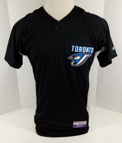 2008-10 Toronto Blue Jays #74 Jogo emitido Black Jersey Batting Practice St 42 98 - Jogo usado MLB Jerseys