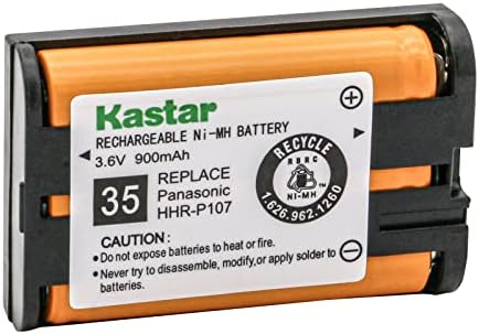 Kastar 1-Pack HHR-P107A Battery Replacement for Panasonic KX-TG6022 KXTG6022 KX-TG6022B KXTG6022B KX-TG6023 KXTG6023 KX-TG6023M