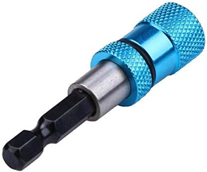Chave de fenda azul 1/4 Helder hastes de hxidagem de hastes de fenda Magnetic Bittle 60mm