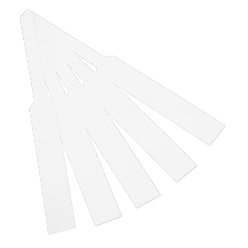 100 folhas Disponíveis de perfume branco Óleos essenciais Teste de papel, tiras de papel portáteis de blotter para aromaterapia