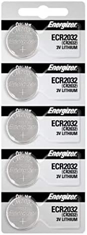Energizer CR2032 Baterias de substituição para Cayeye, Sigma, Knog, Planet Bike e muitos outros, cartão de 5
