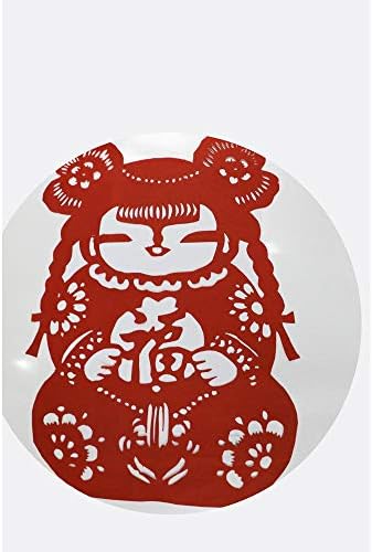 Arte artesanal de papel de corte de papel Meilishuang Corte de papel de escultura tradicional 27,5 × 35,5 cm