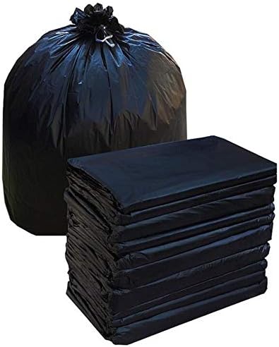 Ninitya saco de lixo ultra-espessado 14897cm 3mil 25 PCs/caixa preta